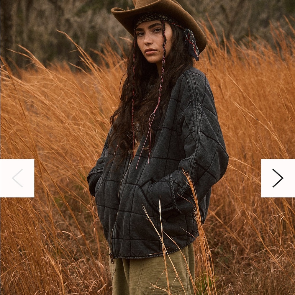 Free people domain quilted jacket